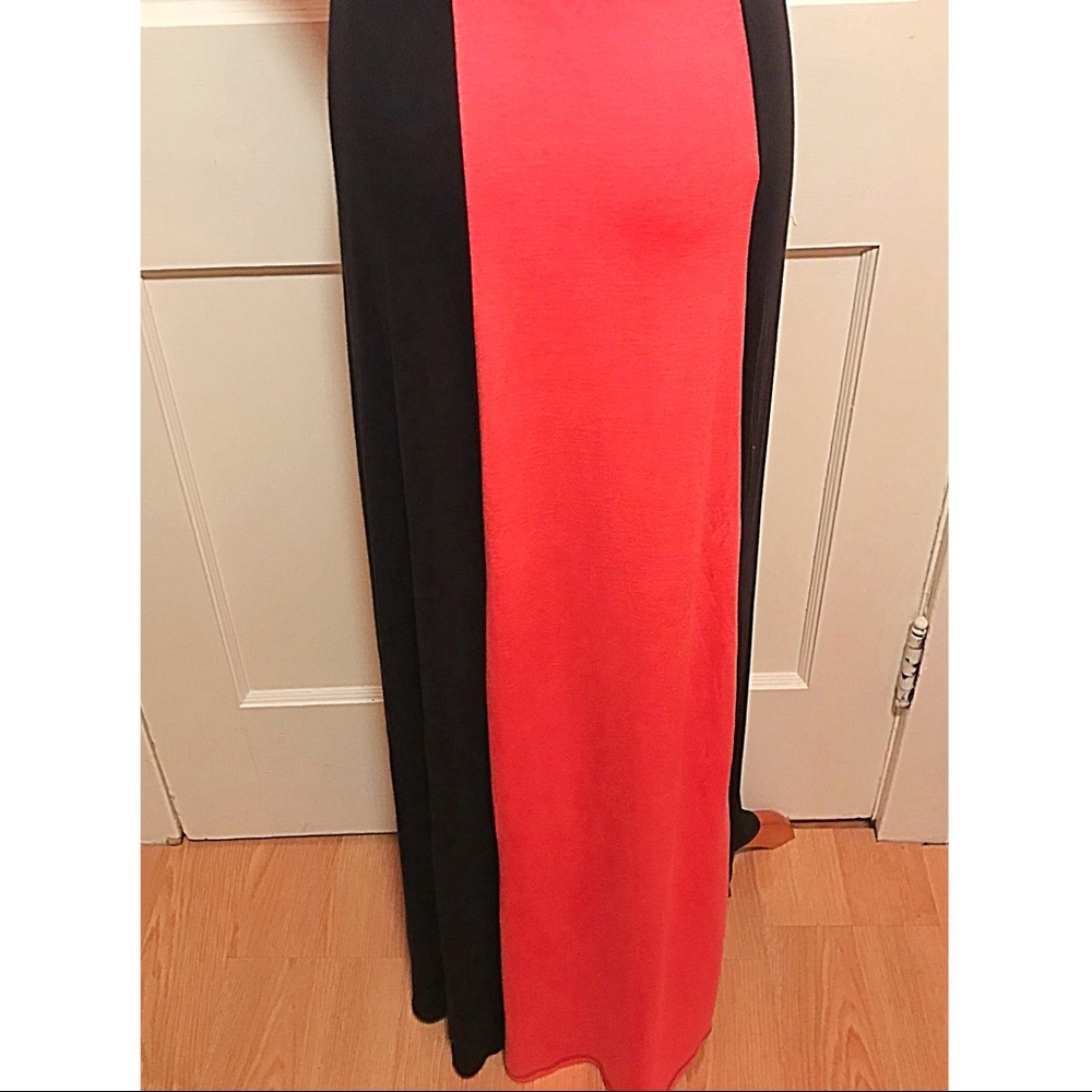 🚫SOLD🚫 NWOT {Monteau} Color-block Maxi Dress, M - Picture 3 of 5